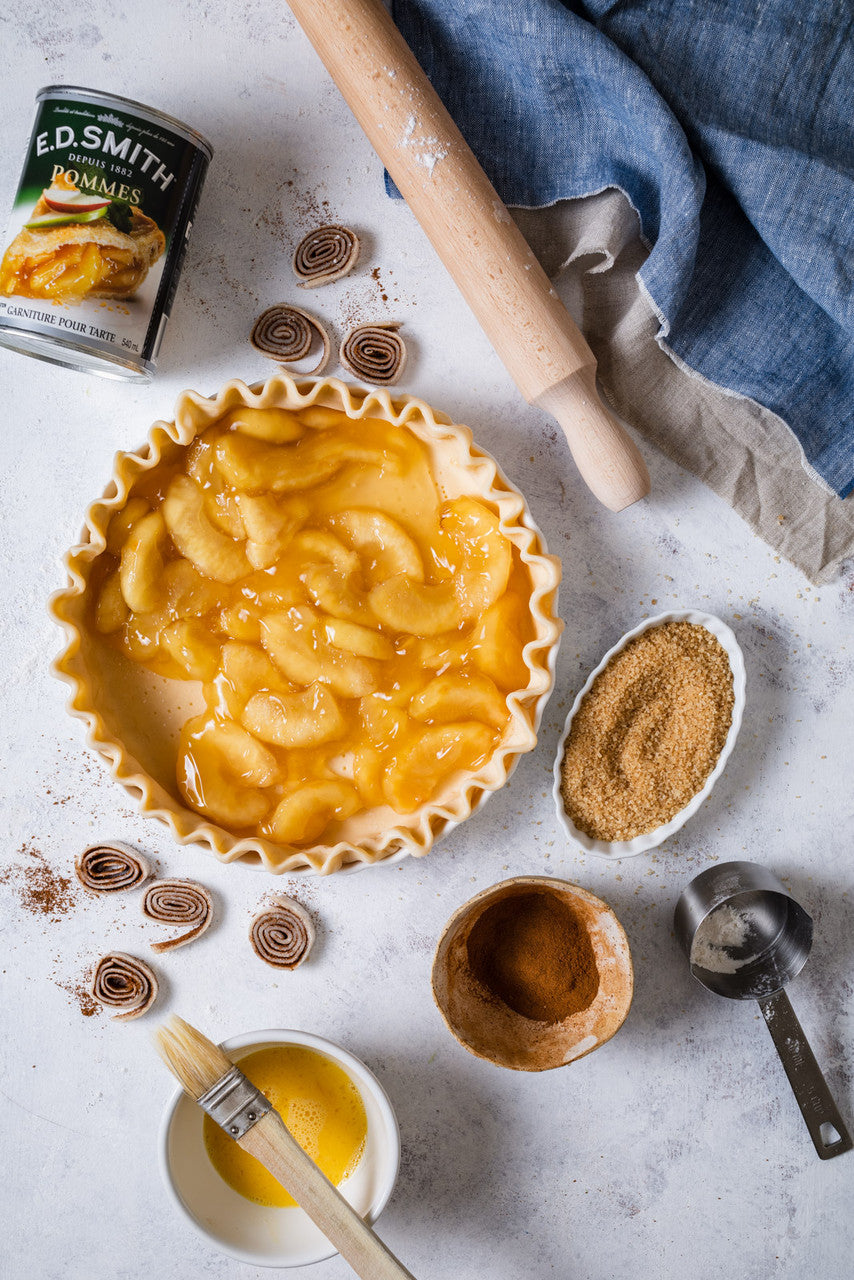 E.D. Smith Apple Pie Filling, 540mL/18.9 oz. Can {Imported from Canada}